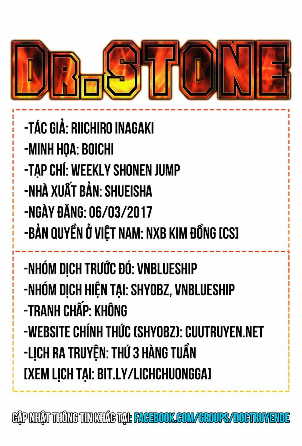 Dr.stone - Hồi Sinh Thế Giới: Chapter 166