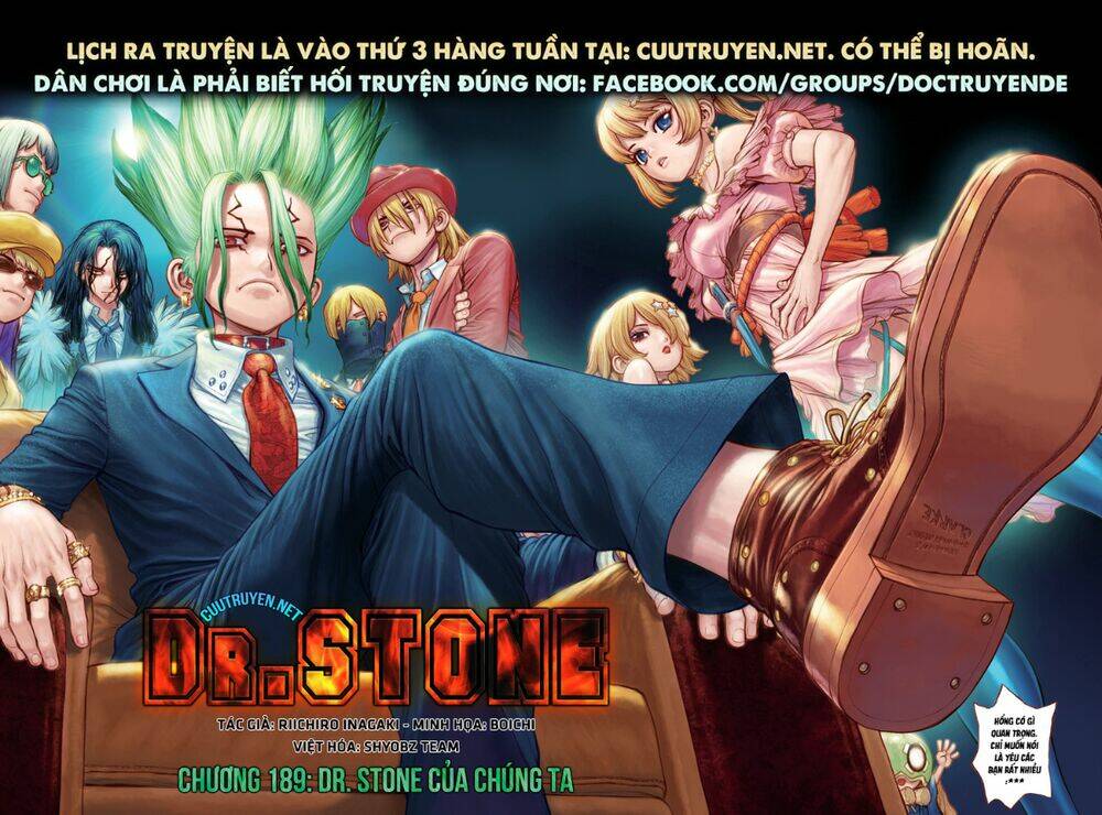 Dr.stone - Hồi Sinh Thế Giới: Chapter 189