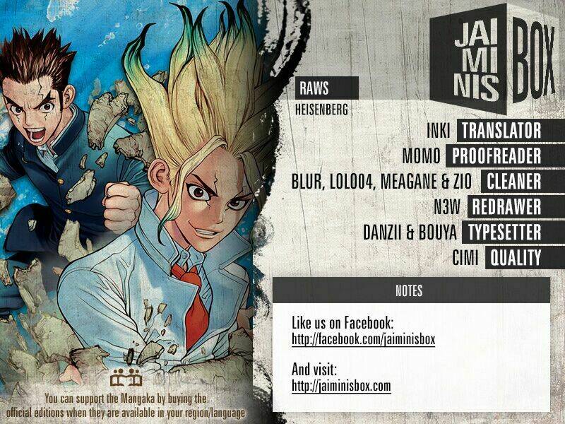 Dr.stone - Hồi Sinh Thế Giới: Chapter 20