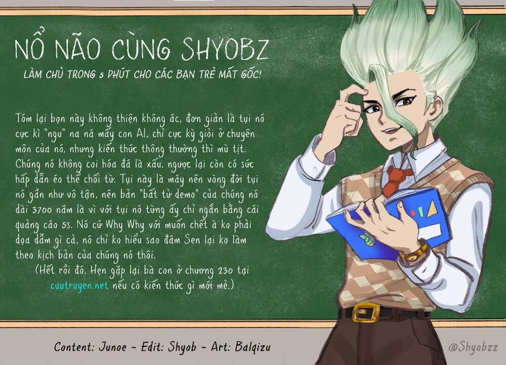 Dr.stone - Hồi Sinh Thế Giới: Chapter 229