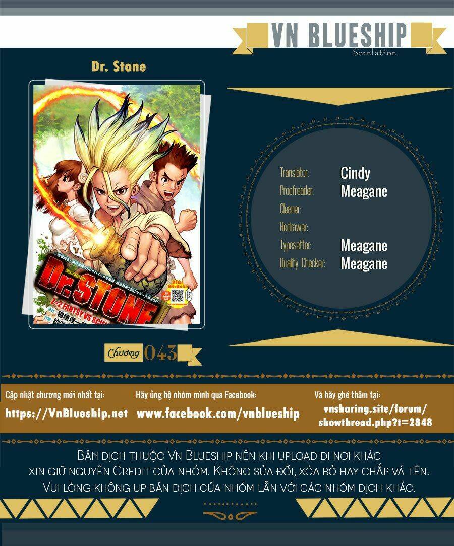 Dr.stone - Hồi Sinh Thế Giới: Chapter 43