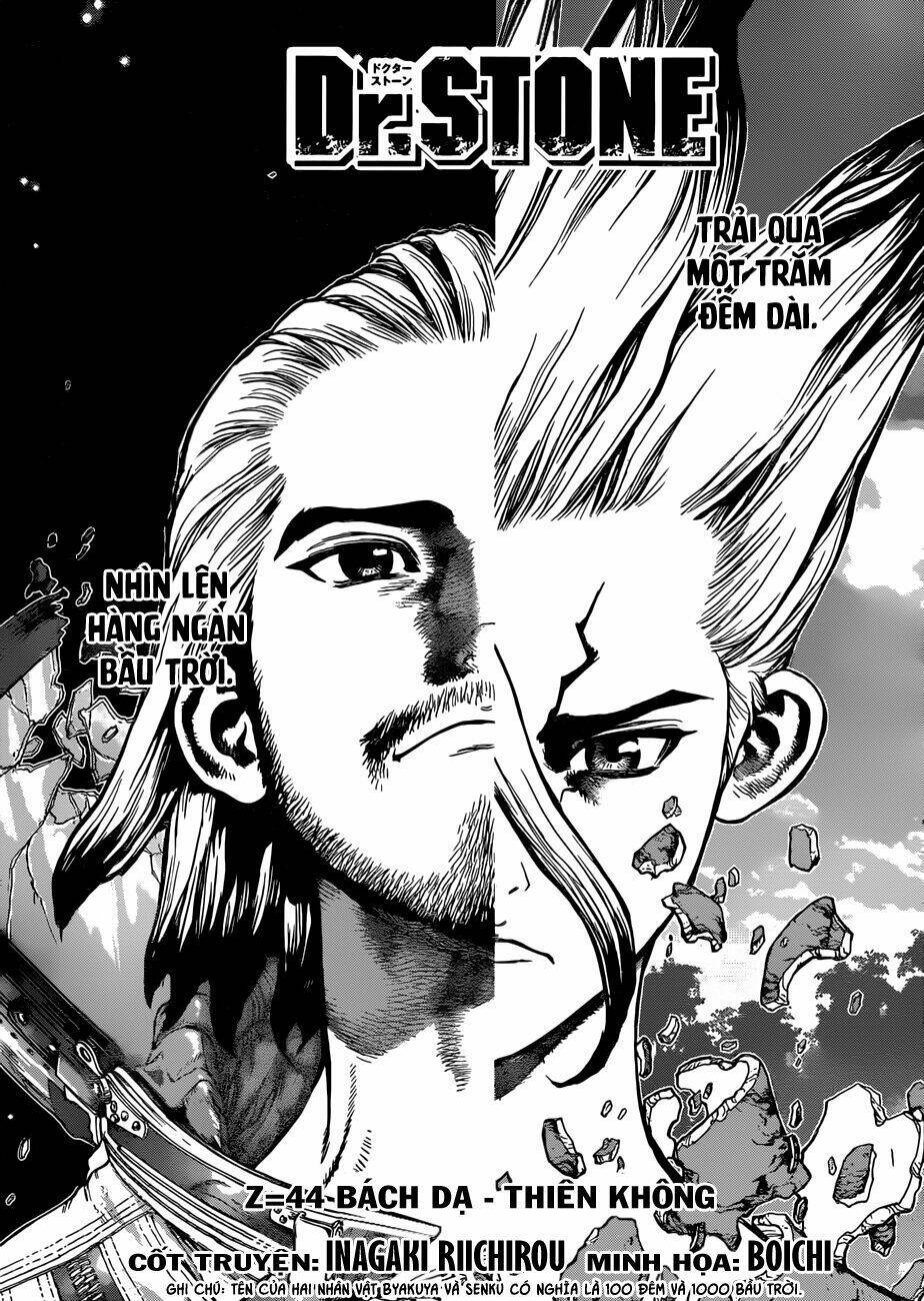 Dr.stone - Hồi Sinh Thế Giới: Chapter 44