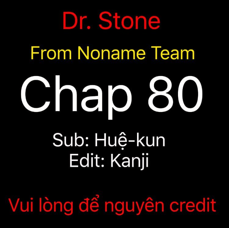 Dr.stone: Chapter 80