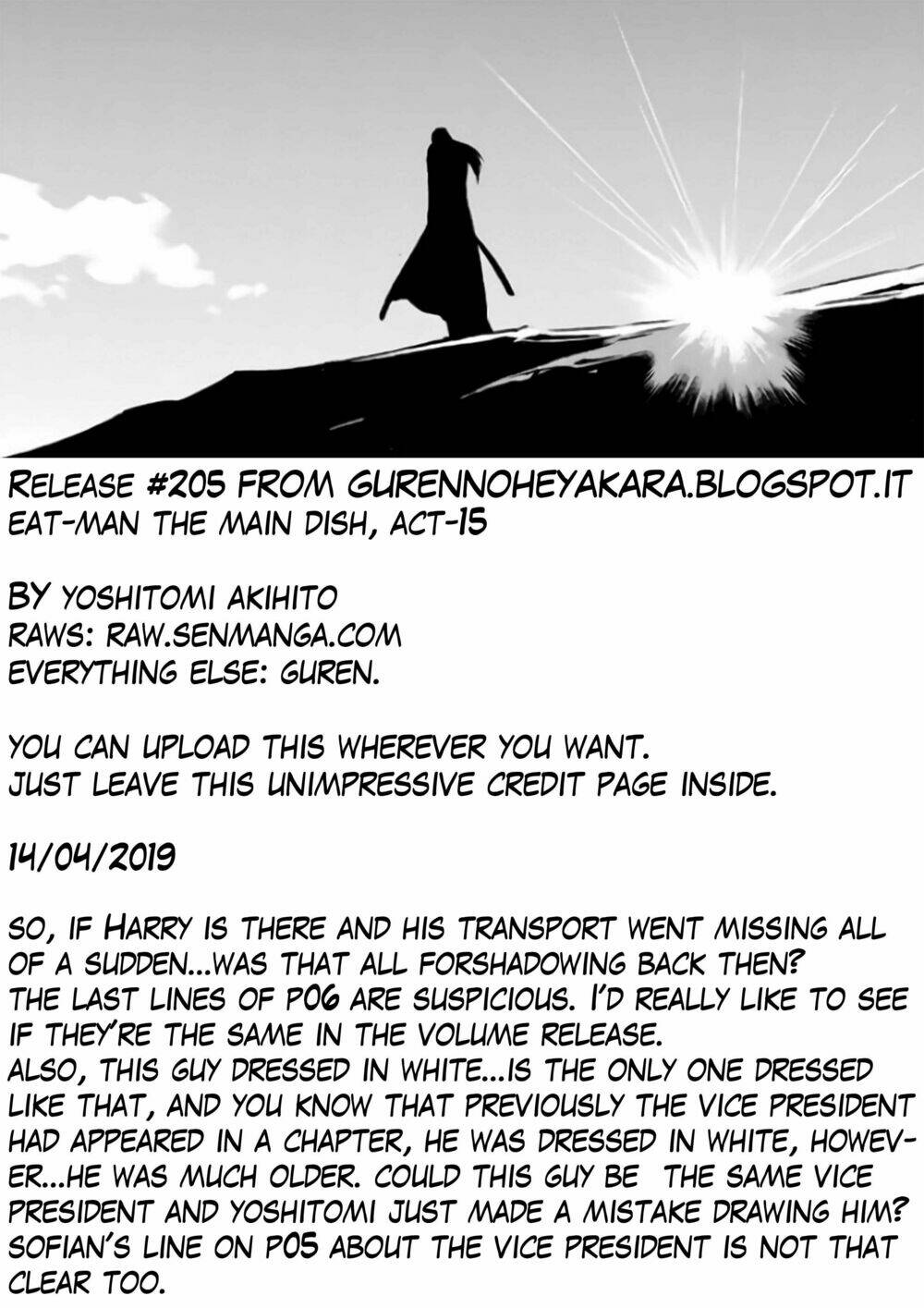 Eat-man: The Main Dish: Chapter 15