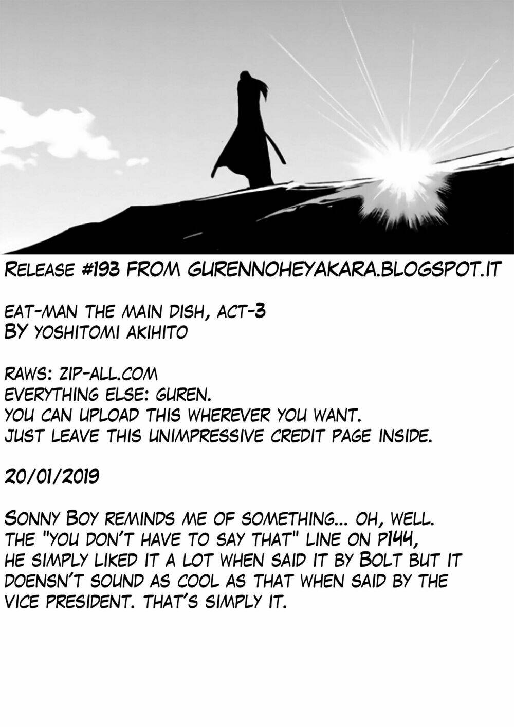 Eat-man: The Main Dish: Chapter 3