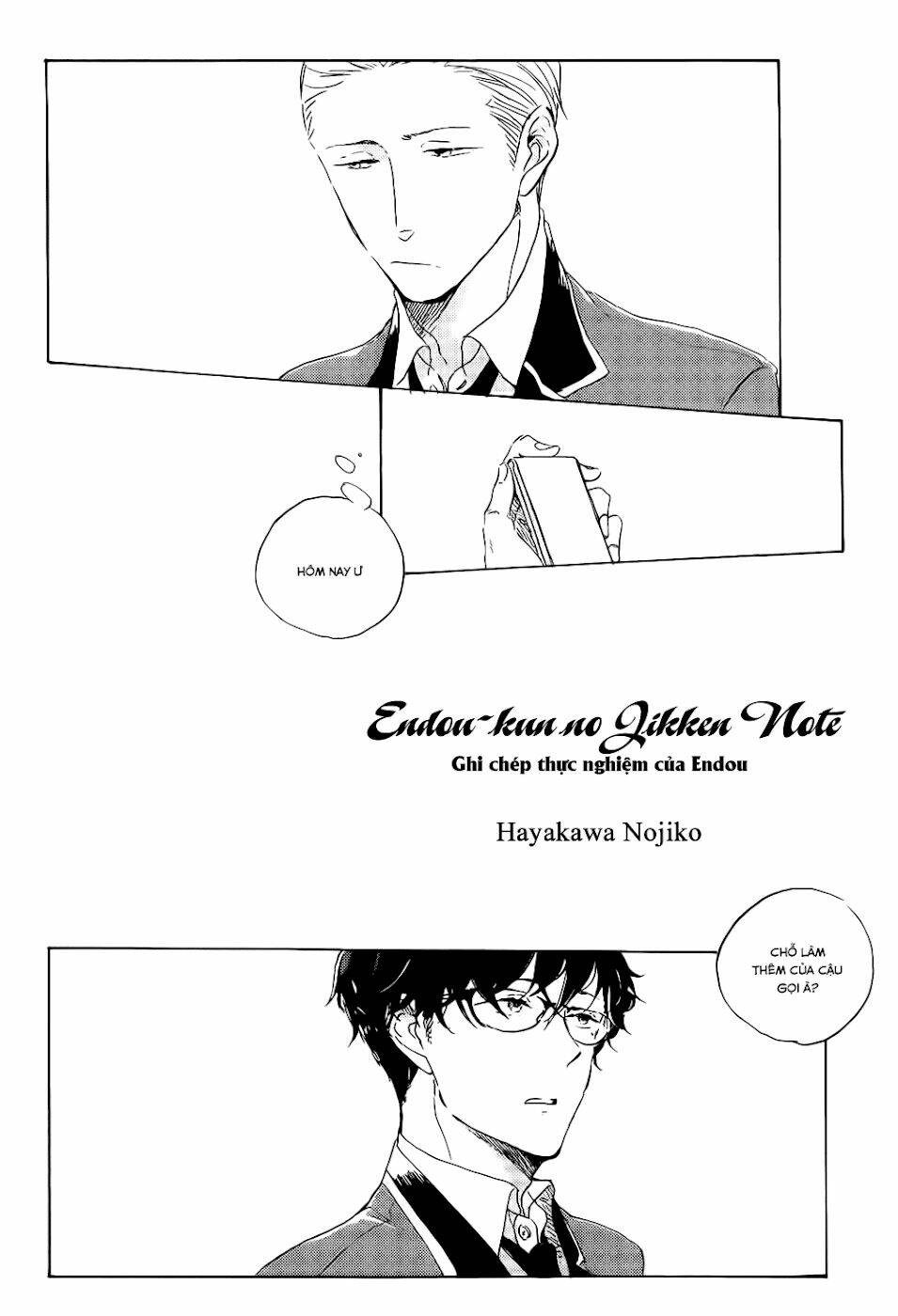 Endou-Kun No Jikken Note: Chapter 2