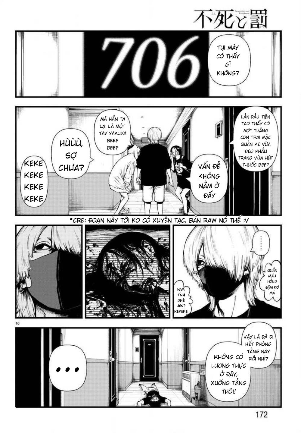 Fushi To Batsu: Đại Dịch Xác Sống: Chapter 8