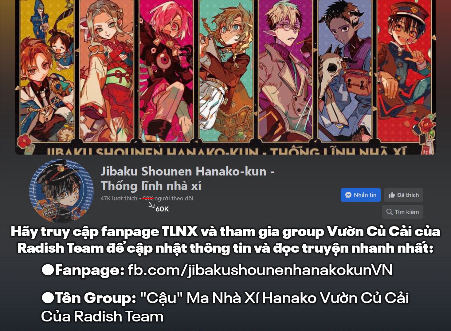 Hanako-Kun Nhà Xí: Chapter 90