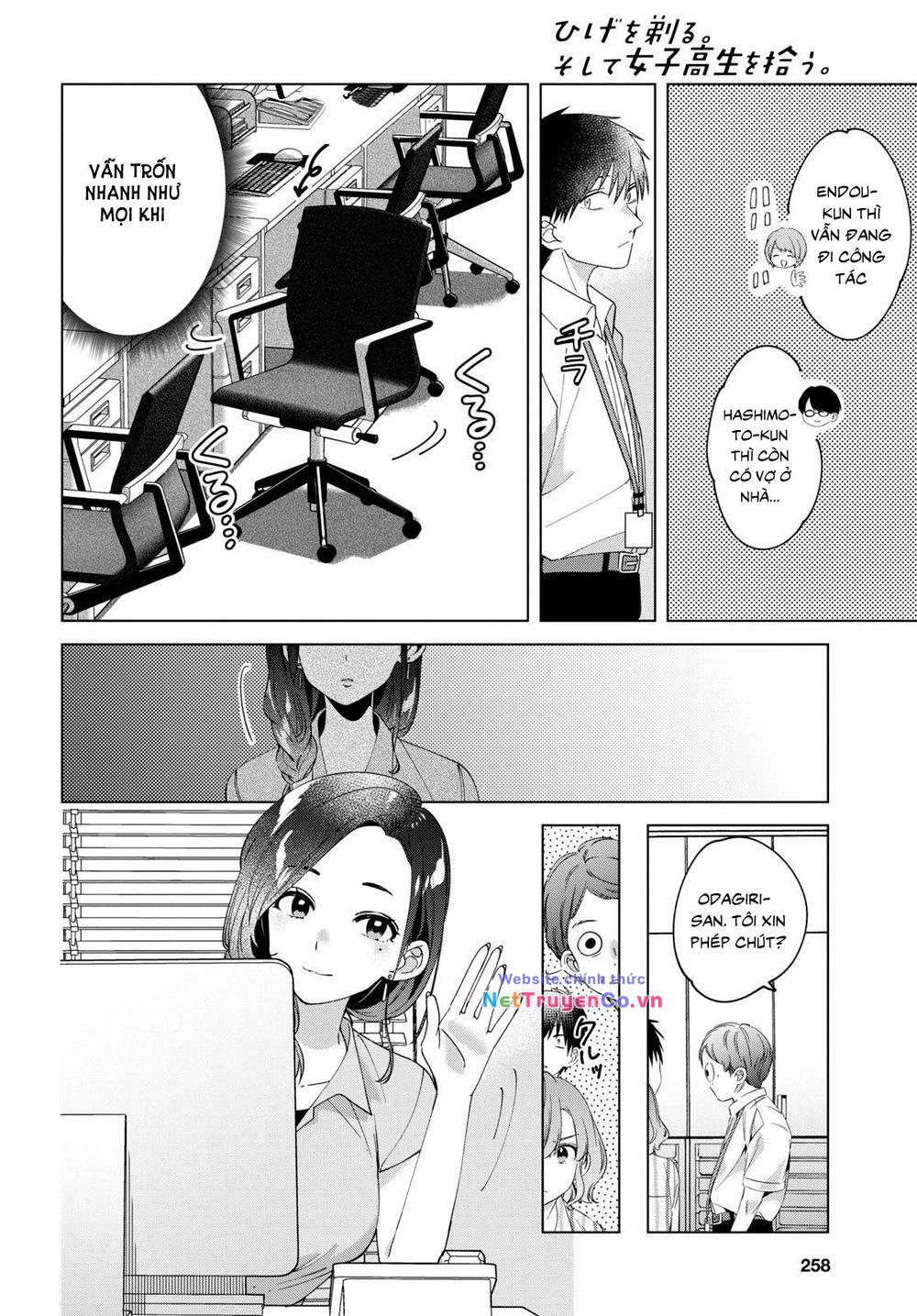 Hige Wo Soru. Soshite Joshikosei Wo Hirou: Chapter 13