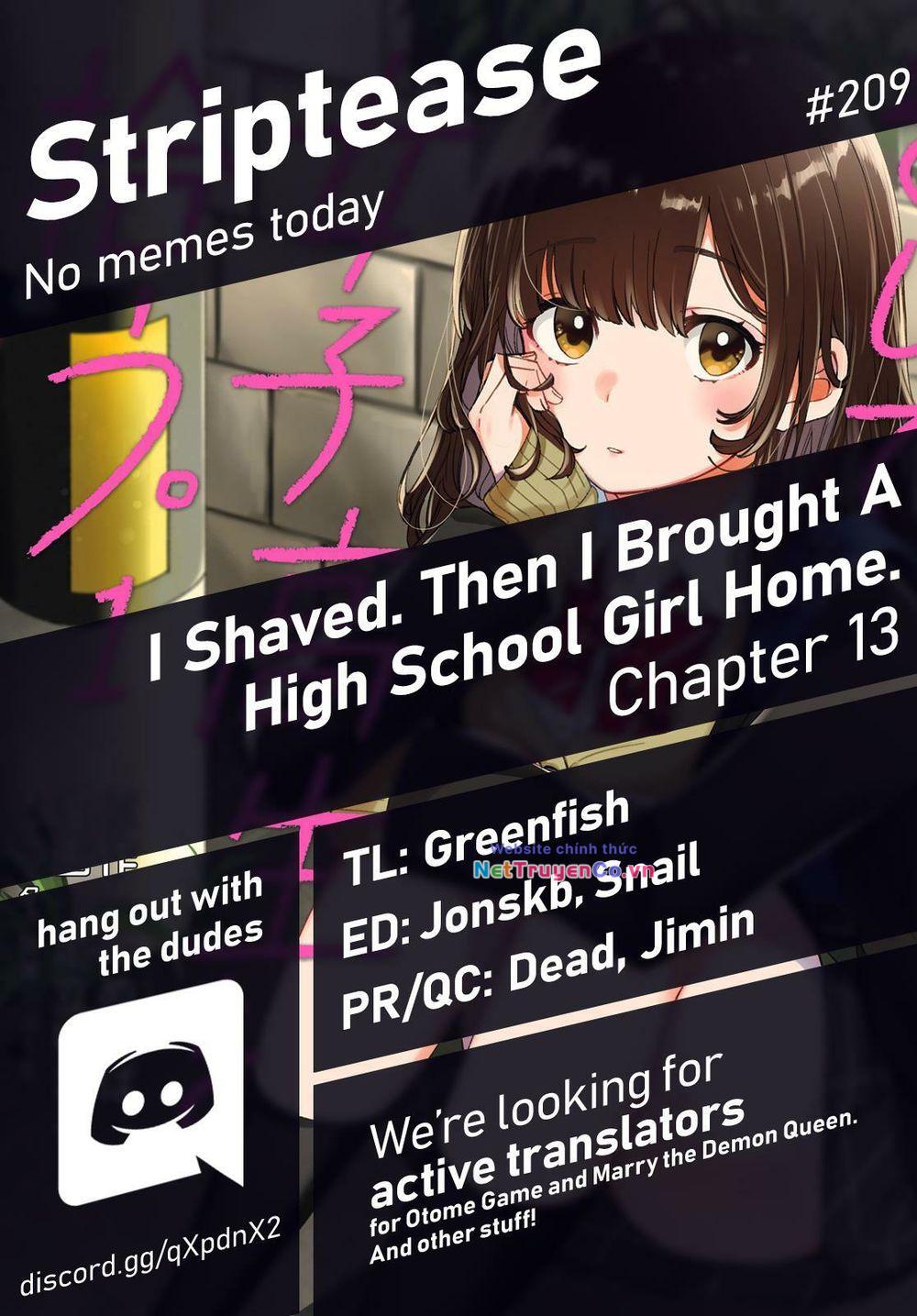 Hige Wo Soru. Soshite Joshikosei Wo Hirou: Chapter 13