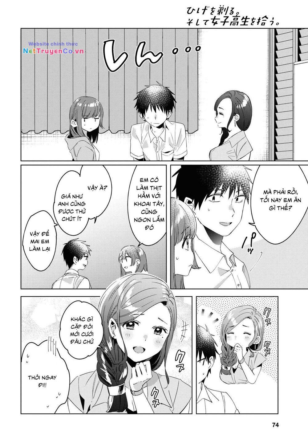 Hige Wo Soru. Soshite Joshikosei Wo Hirou: Chapter 15