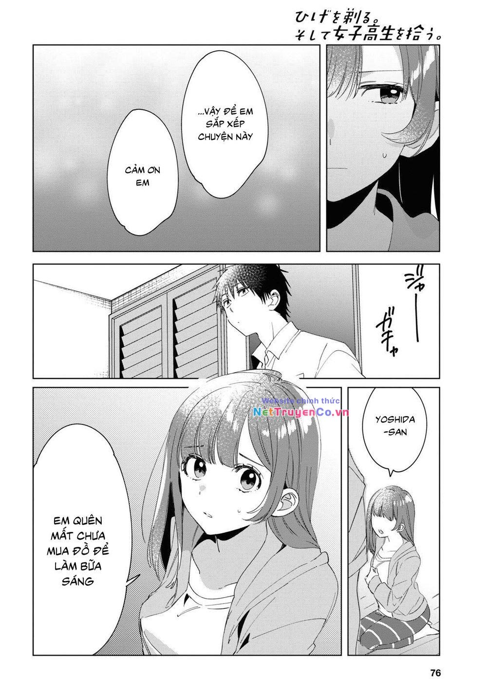 Hige Wo Soru. Soshite Joshikosei Wo Hirou: Chapter 15