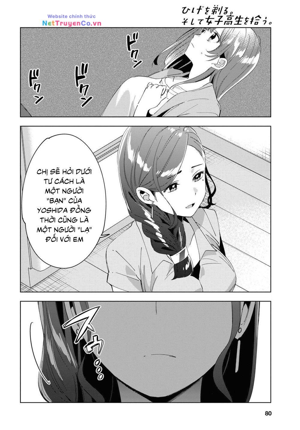 Hige Wo Soru. Soshite Joshikosei Wo Hirou: Chapter 15
