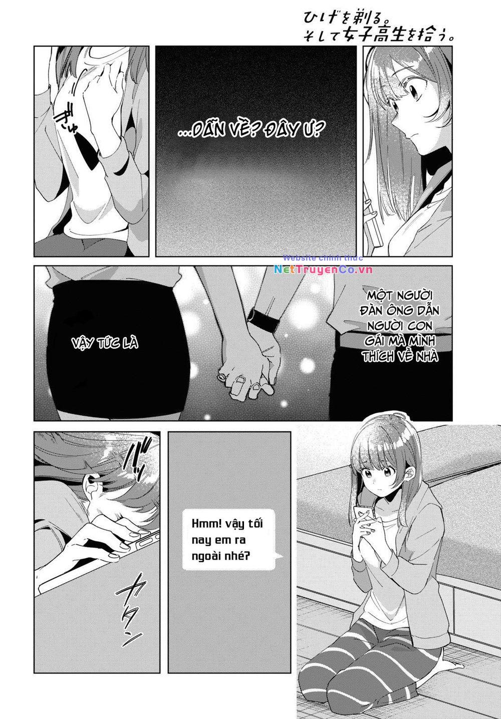 Hige Wo Soru. Soshite Joshikosei Wo Hirou: Chapter 15