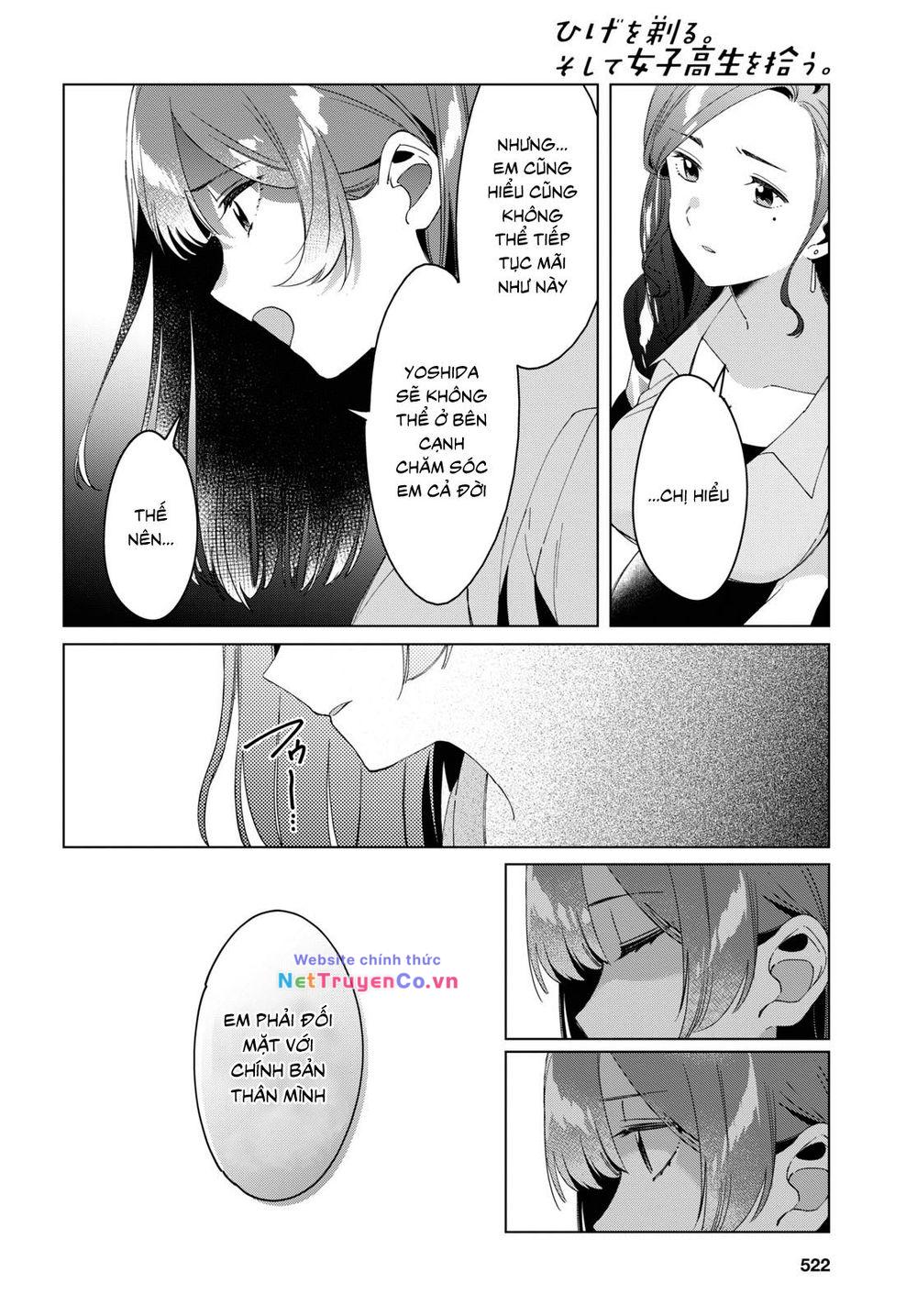 Hige Wo Soru. Soshite Joshikosei Wo Hirou: Chapter 16