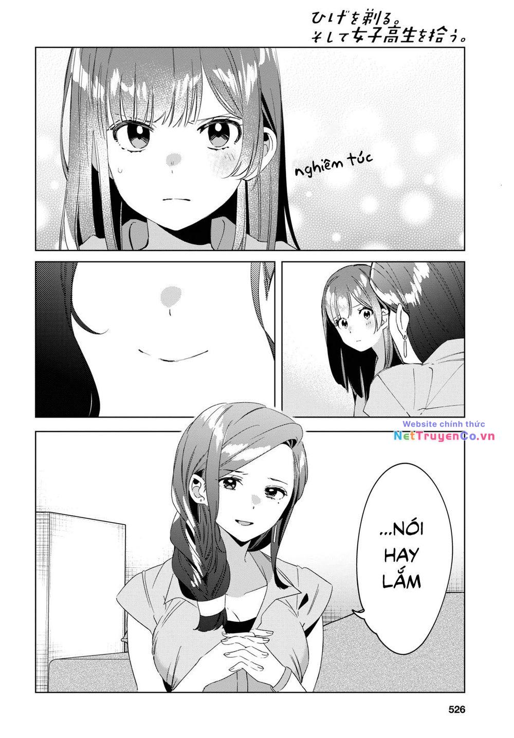 Hige Wo Soru. Soshite Joshikosei Wo Hirou: Chapter 16