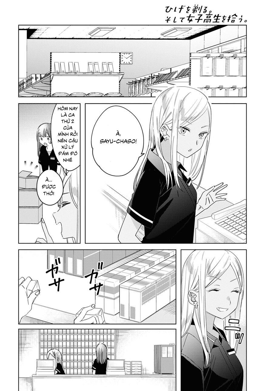 Hige Wo Soru. Soshite Joshikosei Wo Hirou: Chapter 20.1