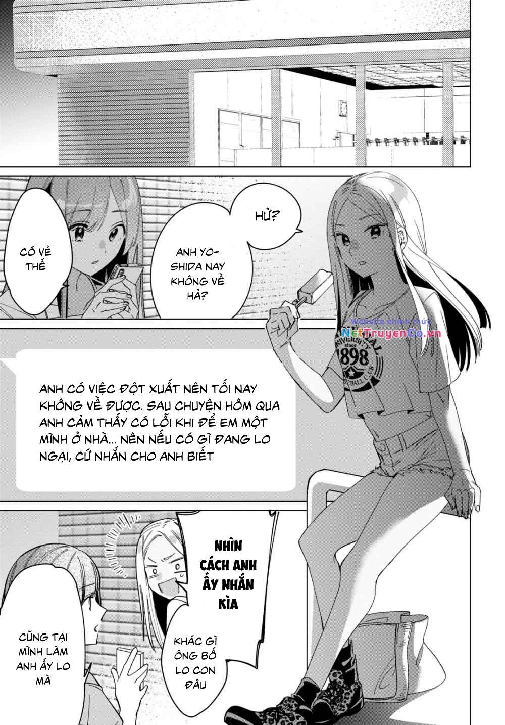 Hige Wo Soru. Soshite Joshikosei Wo Hirou: Chapter 24.2