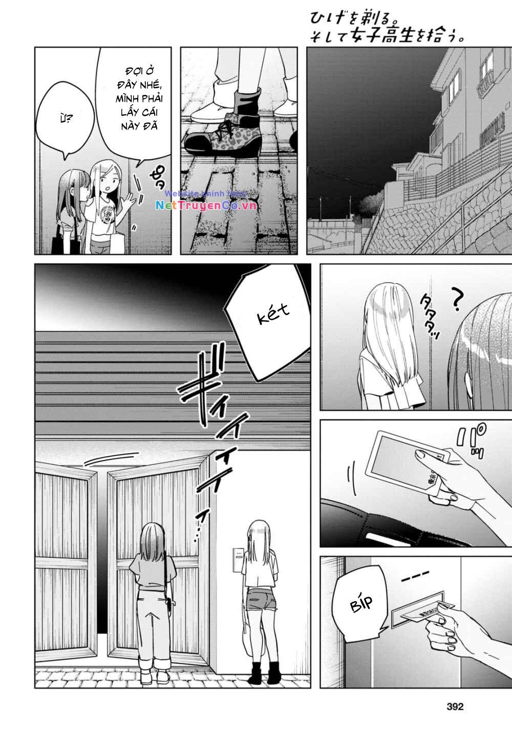 Hige Wo Soru. Soshite Joshikosei Wo Hirou: Chapter 24.2