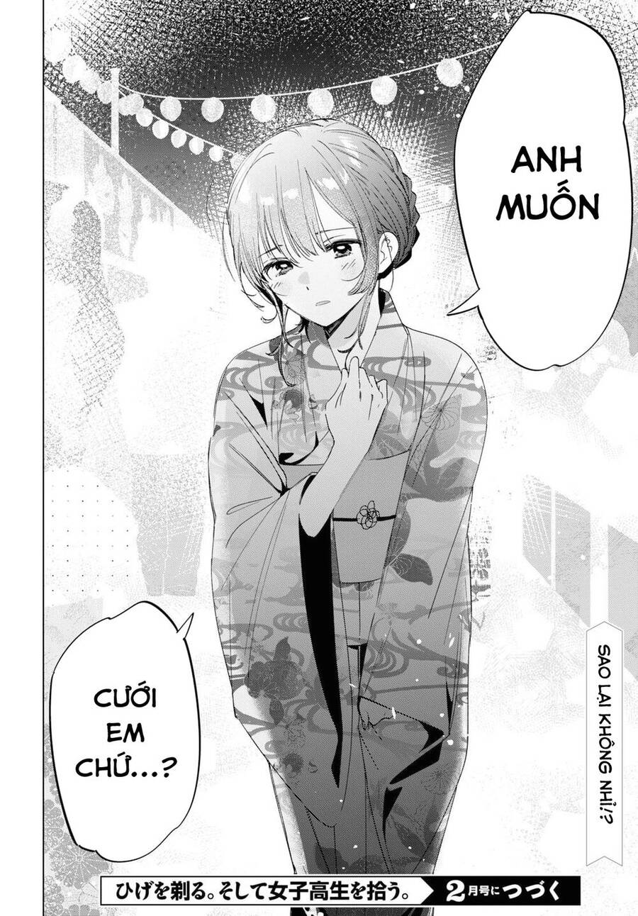 Hige Wo Soru. Soshite Joshikosei Wo Hirou: Chapter 34