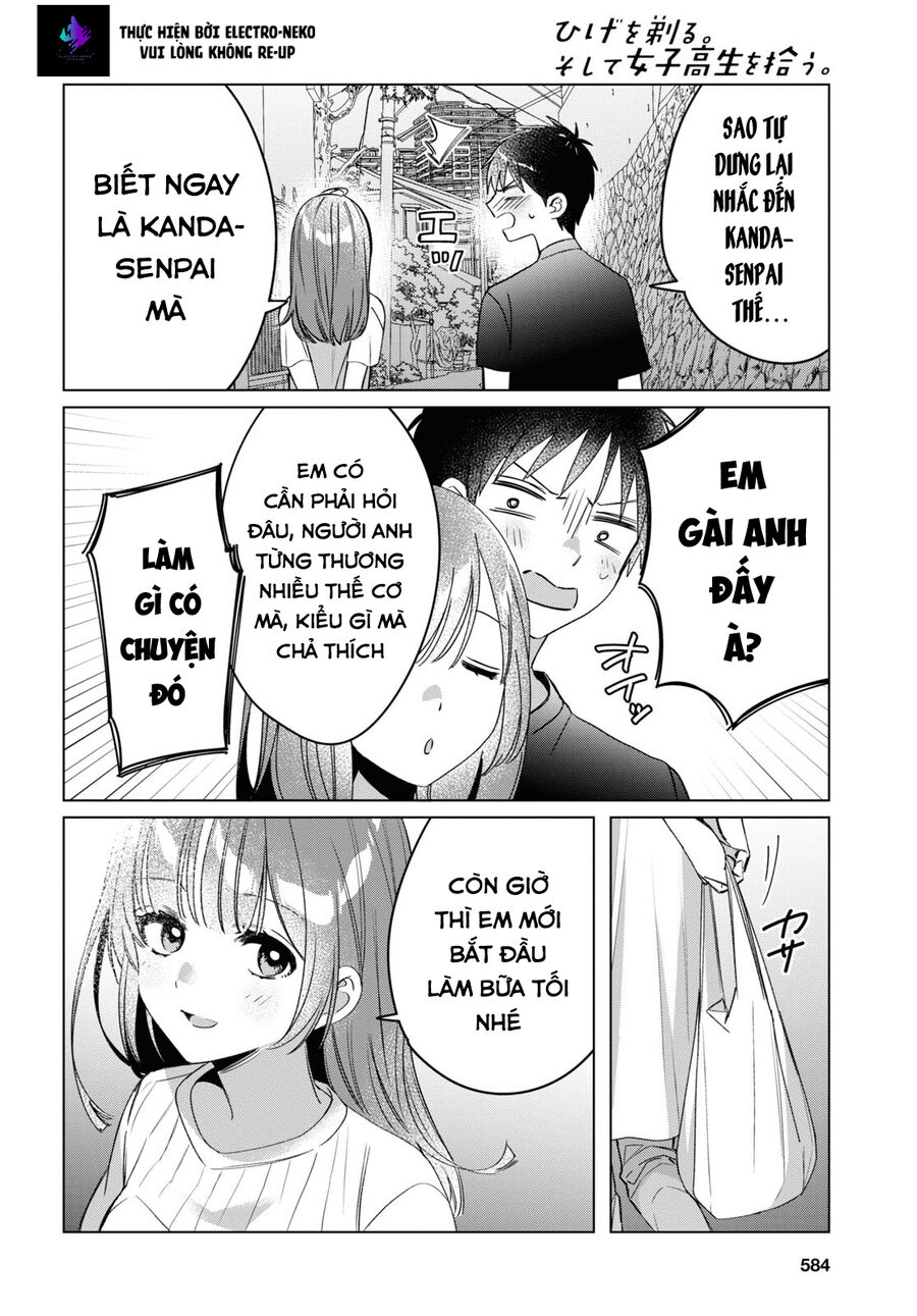 Hige Wo Soru. Soshite Joshikosei Wo Hirou: Chapter 40
