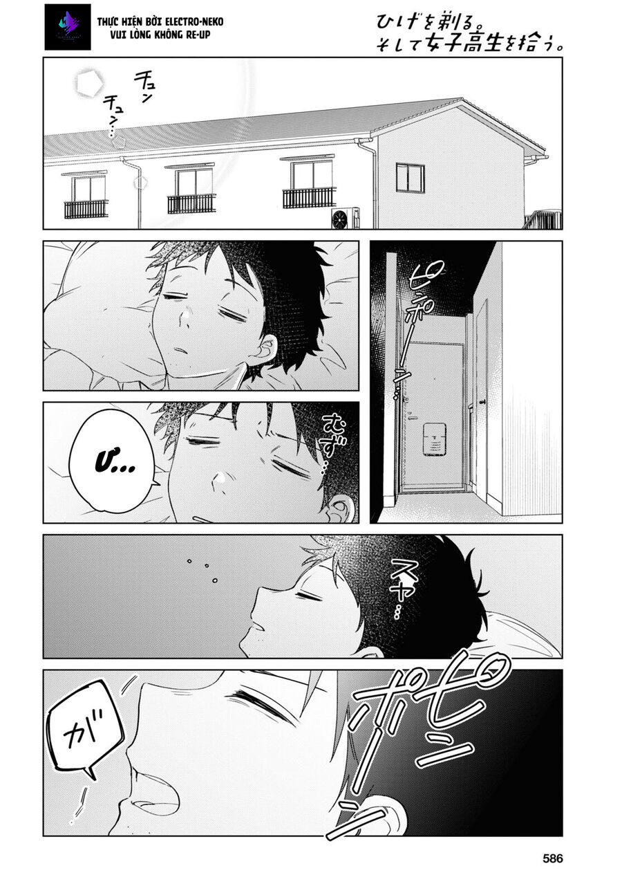 Hige Wo Soru. Soshite Joshikosei Wo Hirou: Chapter 40