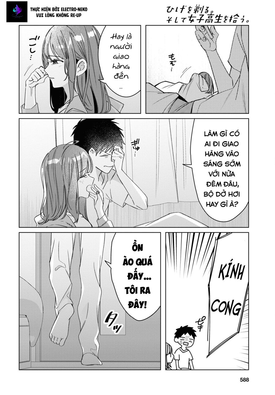 Hige Wo Soru. Soshite Joshikosei Wo Hirou: Chapter 40