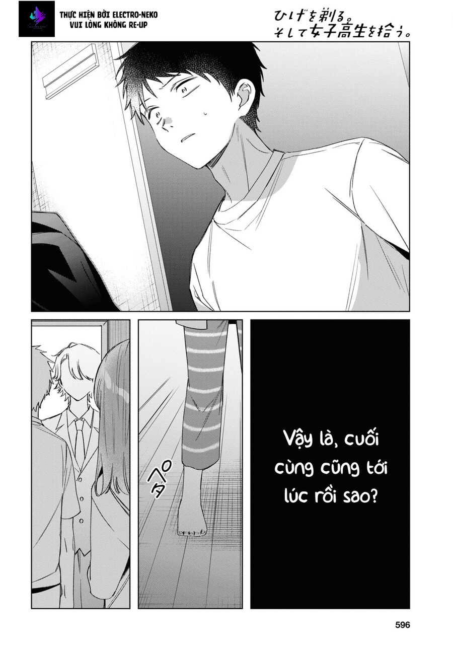 Hige Wo Soru. Soshite Joshikosei Wo Hirou: Chapter 40