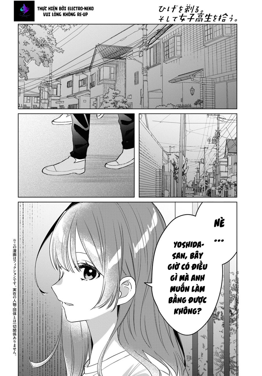 Hige Wo Soru. Soshite Joshikosei Wo Hirou: Chapter 40
