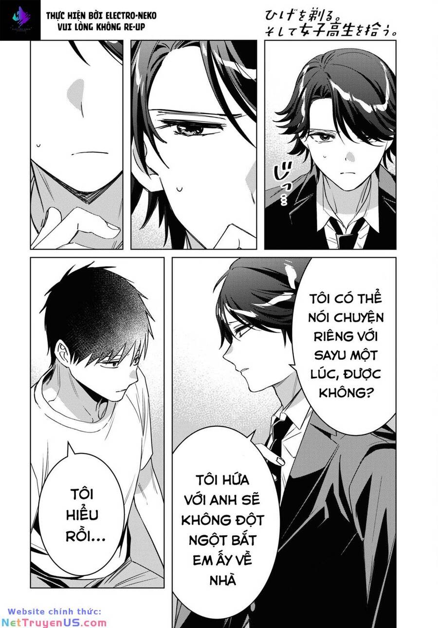Hige Wo Soru. Soshite Joshikosei Wo Hirou: Chapter 41
