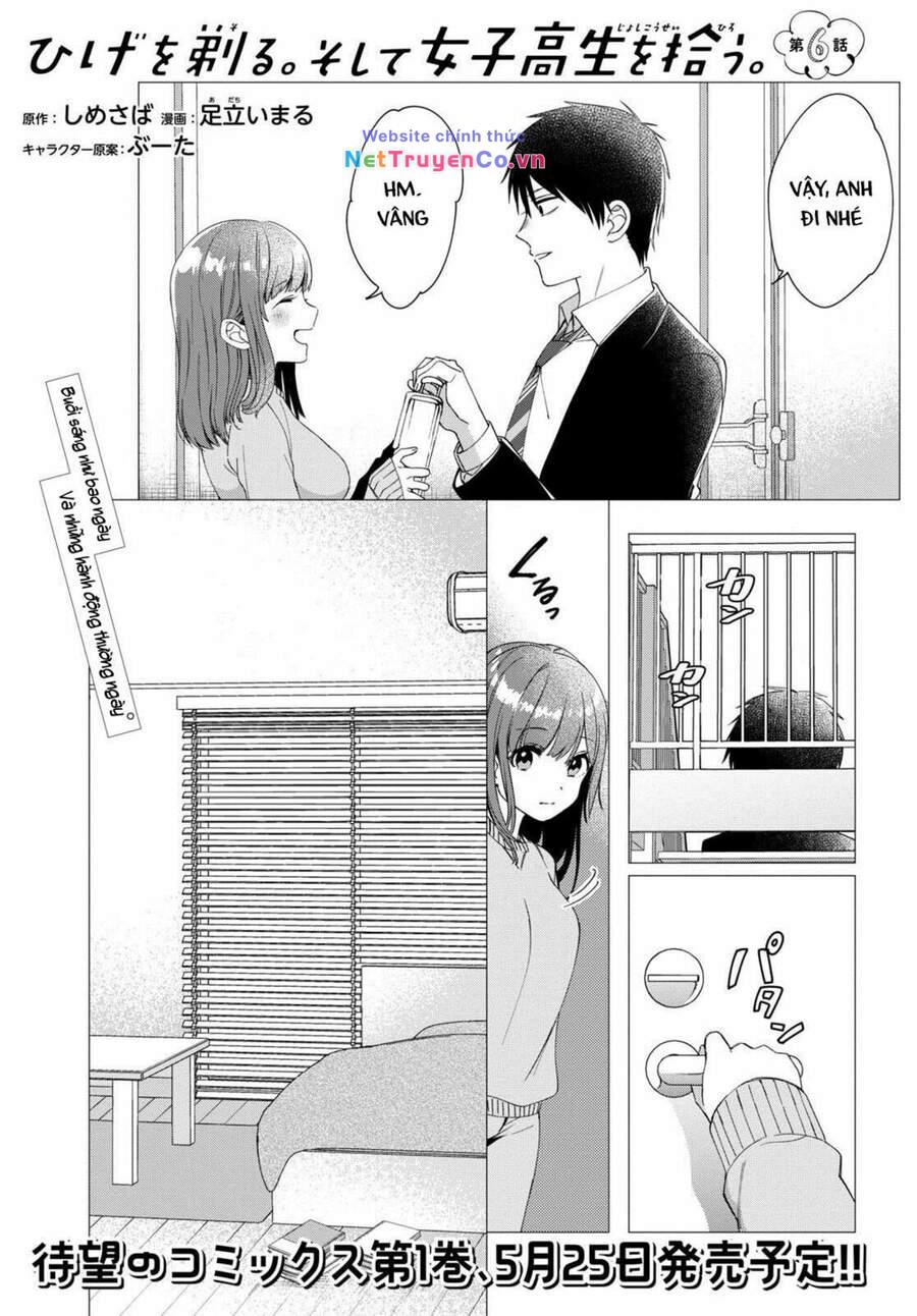 Hige Wo Soru. Soshite Joshikosei Wo Hirou: Chapter 6