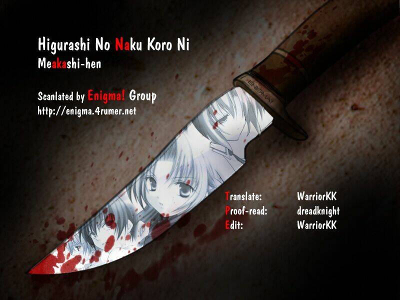 Higurashi No Naku Koro Ni Kai - Meakashi-Hen: Chapter 10