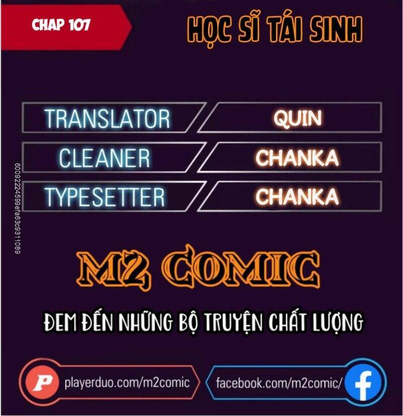 Học Sĩ Tái Sinh: Chapter 107