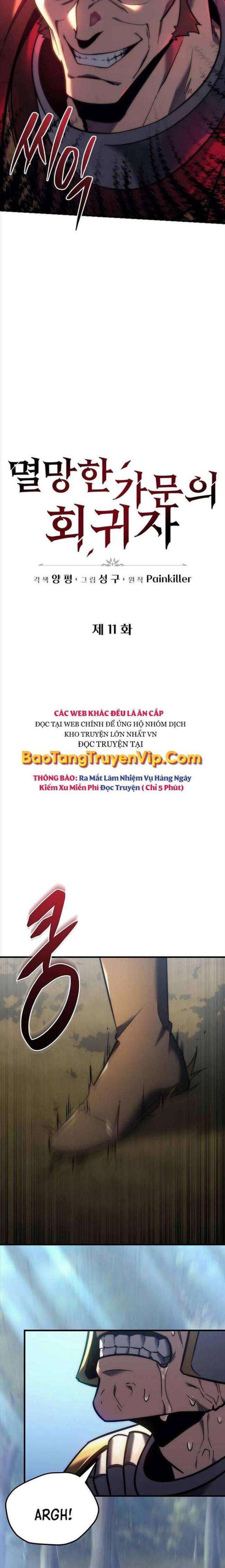 Hồi Quy Giả Của Gia Tộc Suy Vong: Chapter 11