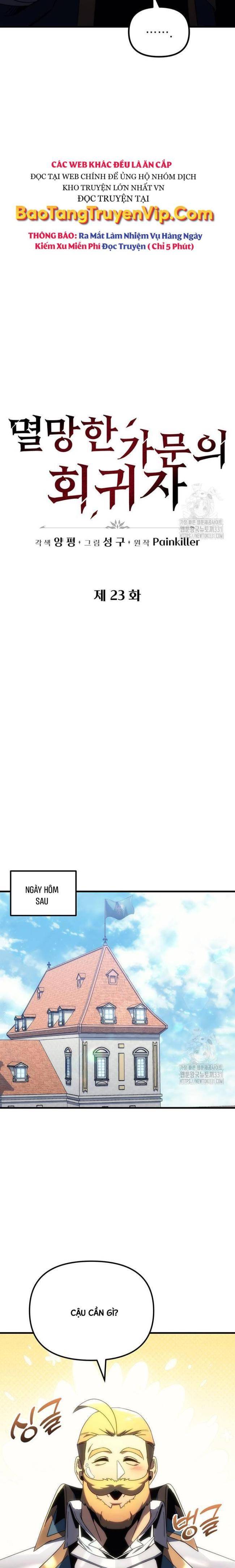 Hồi Quy Giả Của Gia Tộc Suy Vong: Chapter 23