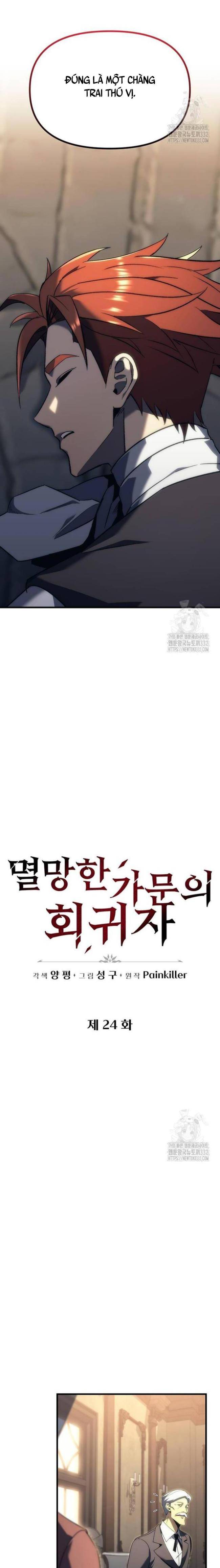 Hồi Quy Giả Của Gia Tộc Suy Vong: Chapter 24