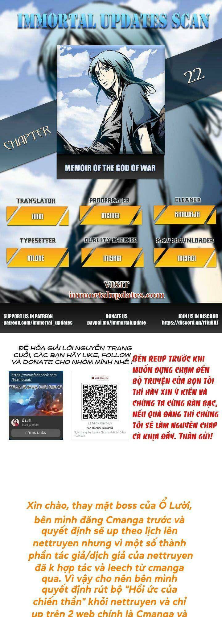 Hồi Ức Của Chiến Thần: Chapter 22