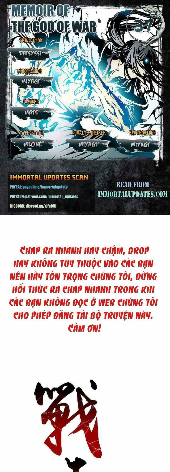 Hồi Ức Của Chiến Thần: Chapter 37