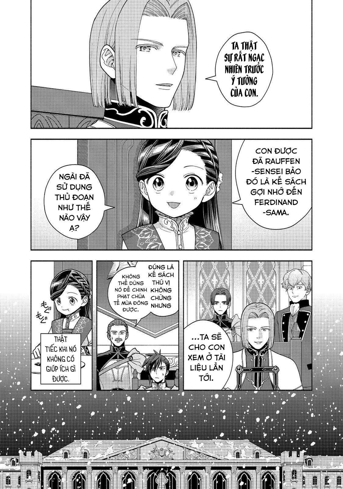 Honzuki no Gekokujou: Dai 4-bu Kizoku-in no toshokan o sukutai!: Chapter 38