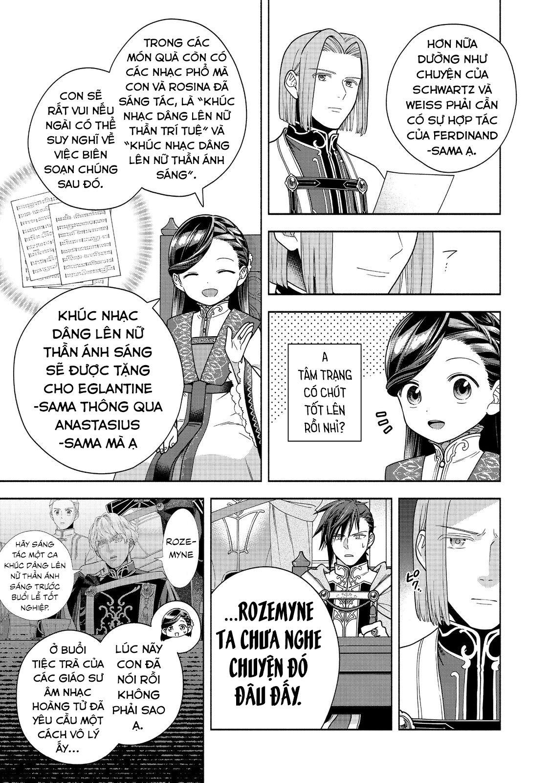 Honzuki no Gekokujou: Dai 4-bu Kizoku-in no toshokan o sukutai!: Chapter 38