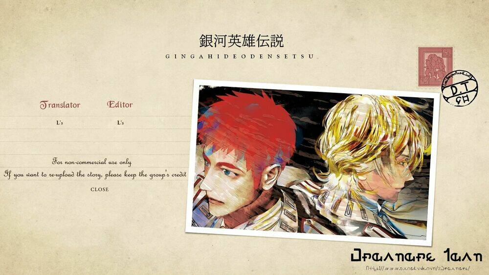 Huyền Thoại Về Những Anh Hùng Dải Ngân Hà: Chapter 1