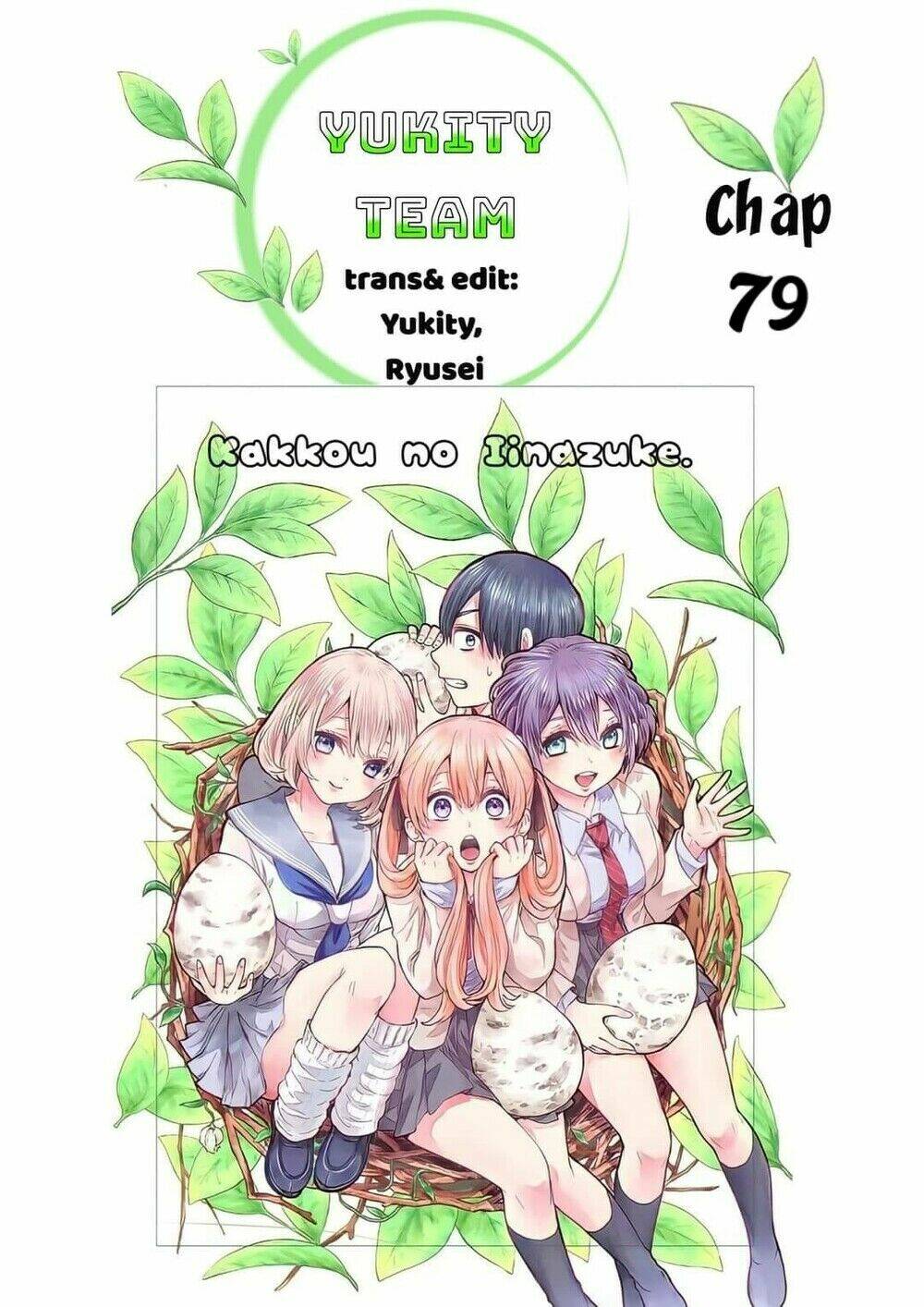 Kakkou No Iinazuke: Chapter 79