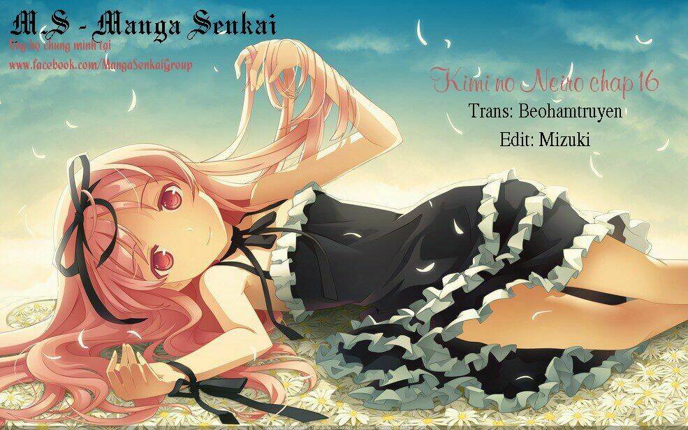 Kimi No Neiro: Chapter 16