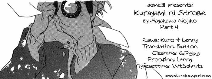 Kurayami Ni Strobe: Chapter 4