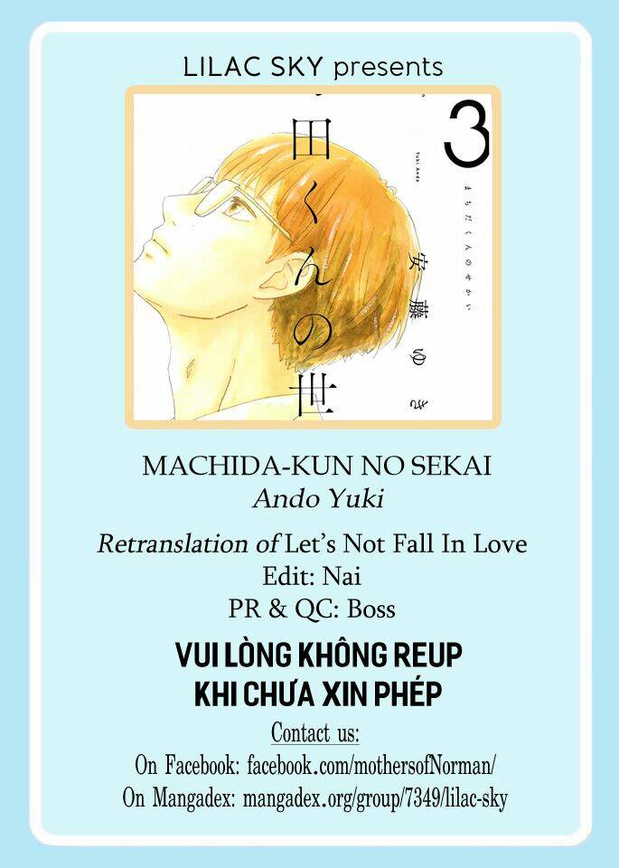 Machida-Kun No Sekai: Chapter 11