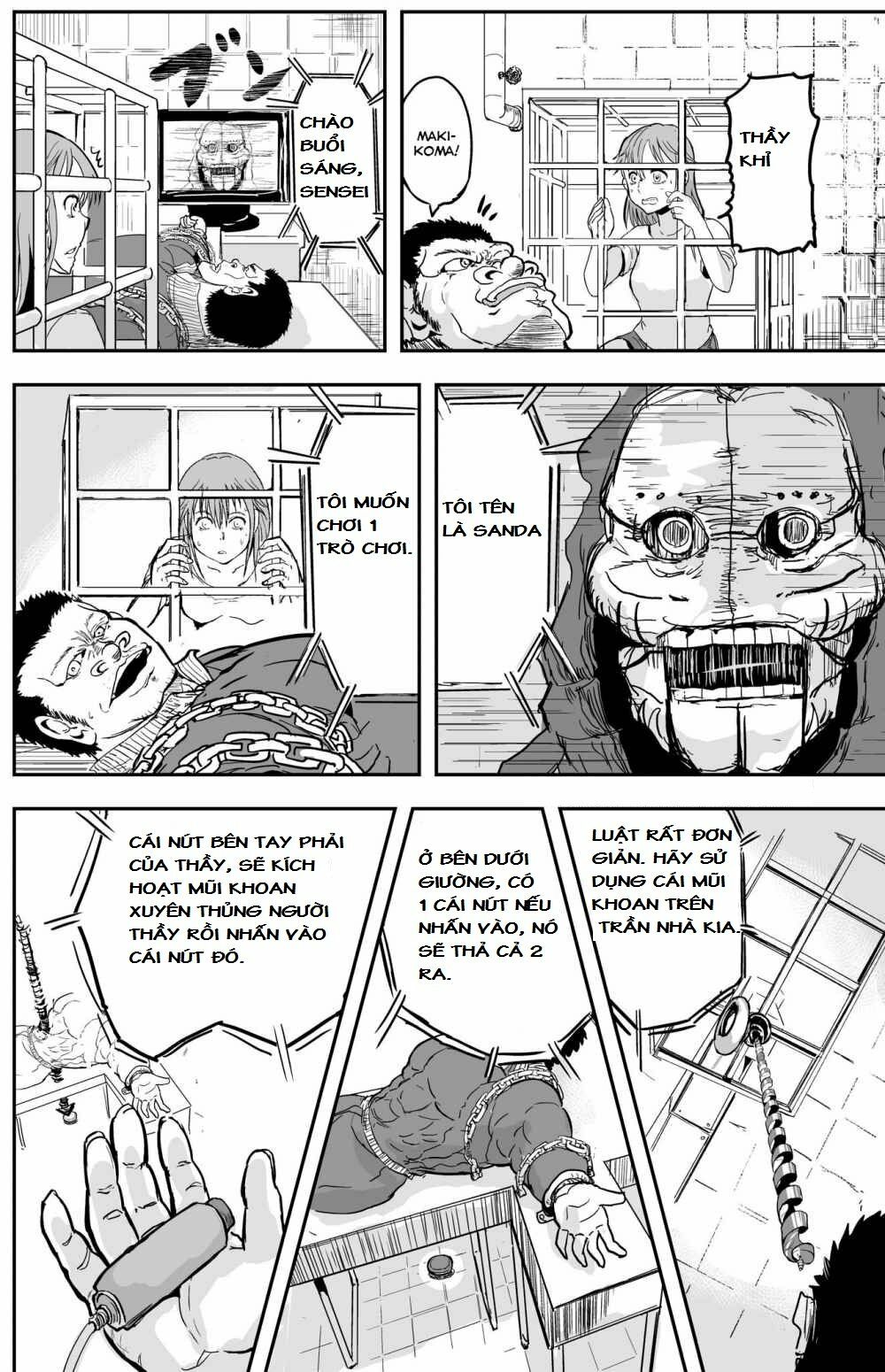 Manga Về Giáo Viên Thể Dục Lẽ Ra Phải Chết Đầu Phim Kinh Dị: Chapter 13