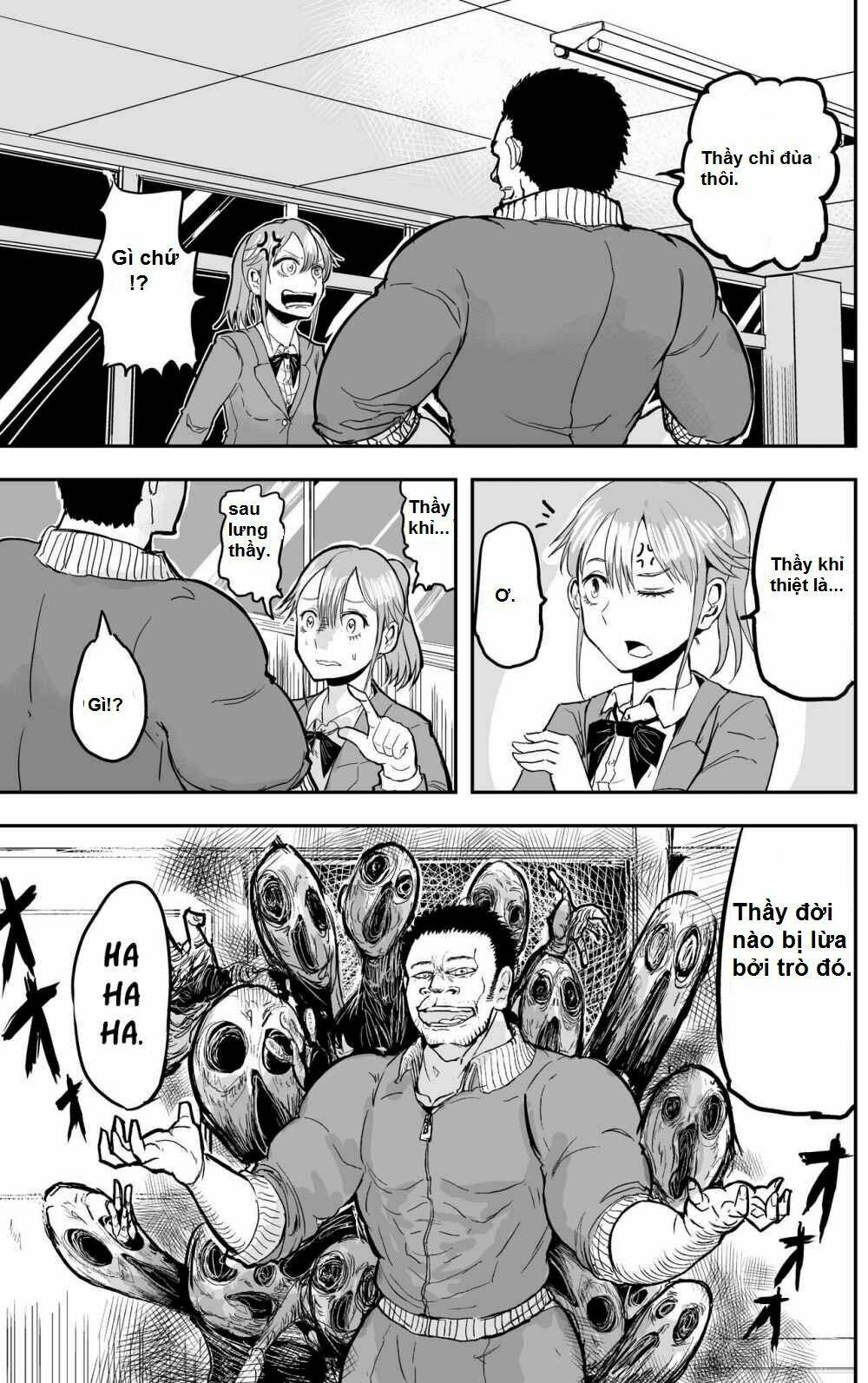 Manga Về Giáo Viên Thể Dục Lẽ Ra Phải Chết Đầu Phim Kinh Dị: Chapter 9