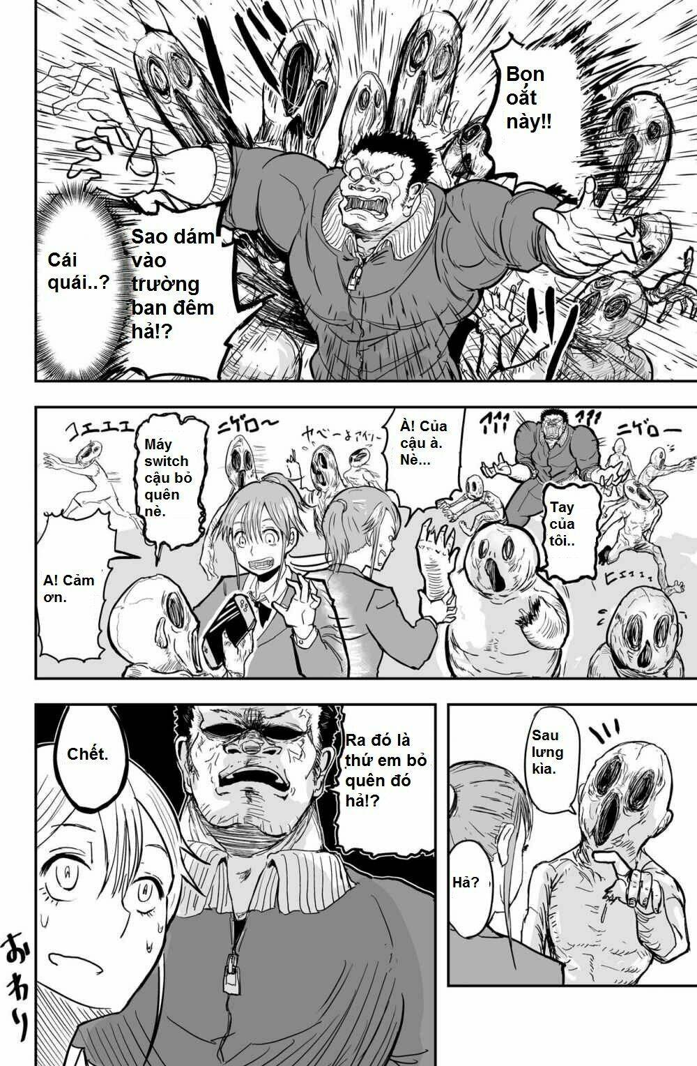 Manga Về Giáo Viên Thể Dục Lẽ Ra Phải Chết Đầu Phim Kinh Dị: Chapter 9