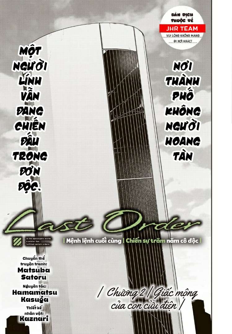 Mệnh Lệnh Cuối Cùng: Chiến Sự Trăm Năm Cô Độc: Chapter 2