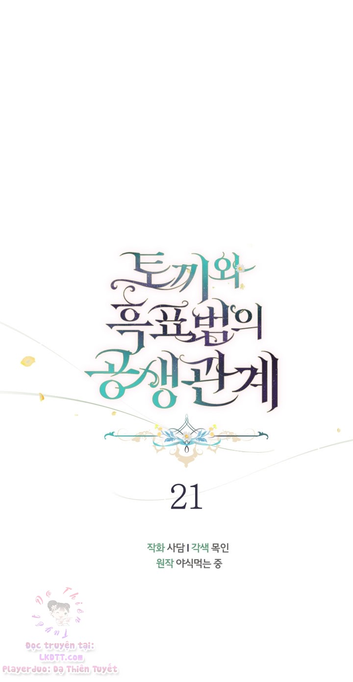 Mối Quan Hệ Cộng Sinh Giữa Báo Đen Và Thỏ Trắng: Chapter 21